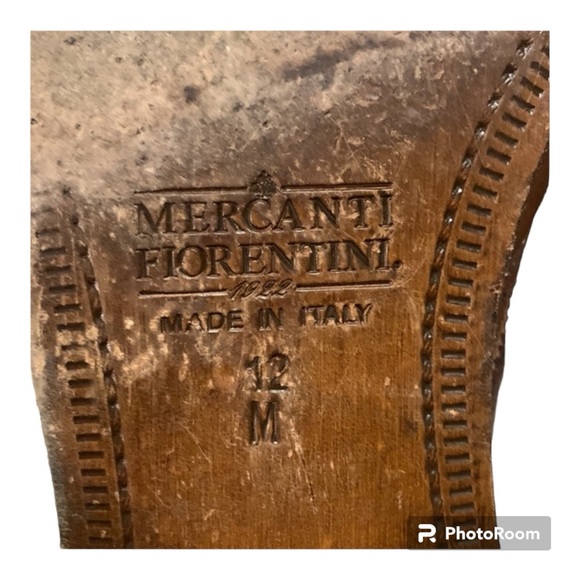 Mercanti Fiorentini | Wing Tip Oxford Shoes | 12M | Made in Italy | Brown - Picture 4 of 5